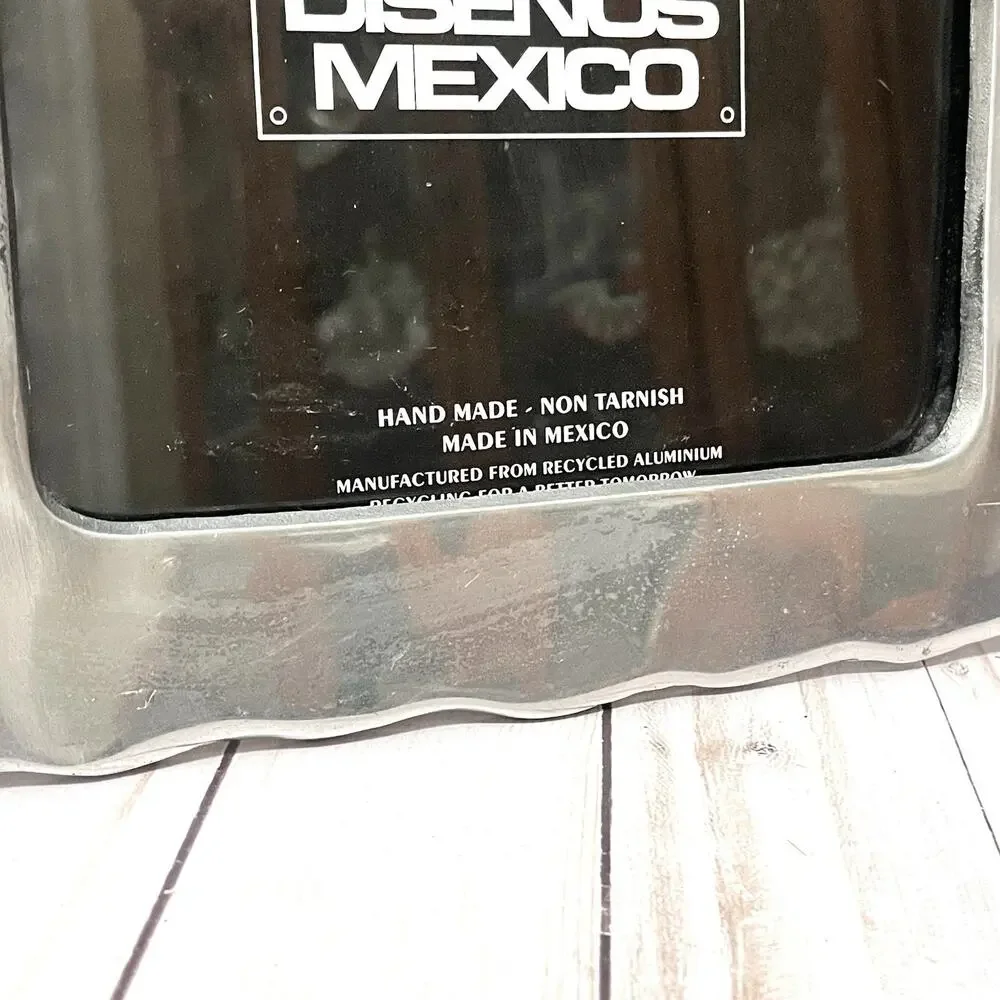 Mexican Pewter Picture Pear Frame Solid 11.5x10 Frame for 8x6 Photo